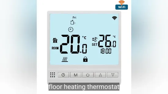 Digital Temperature Controller with Design LCD Screen WiFi Room Thermostat