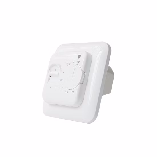 2 Position Room Thermostat Electrical Floor Heating Mechanical Bi Metal Temperature Controller with Sensor