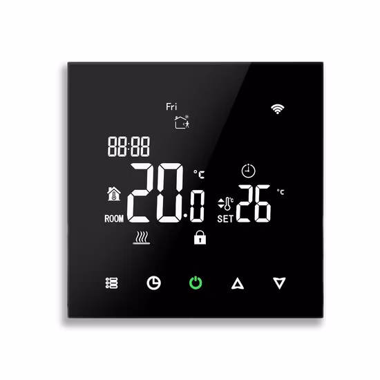 Smart Weekly Programmable LCD Room Thermostat for Heating and Cooling HVAC System